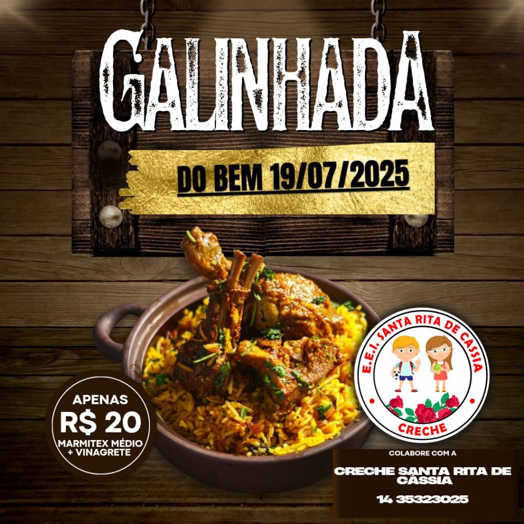 No Dia 19 de Julho realizamos na nossa instituição a 1° galinhada beneficente em prol a nossa creche.